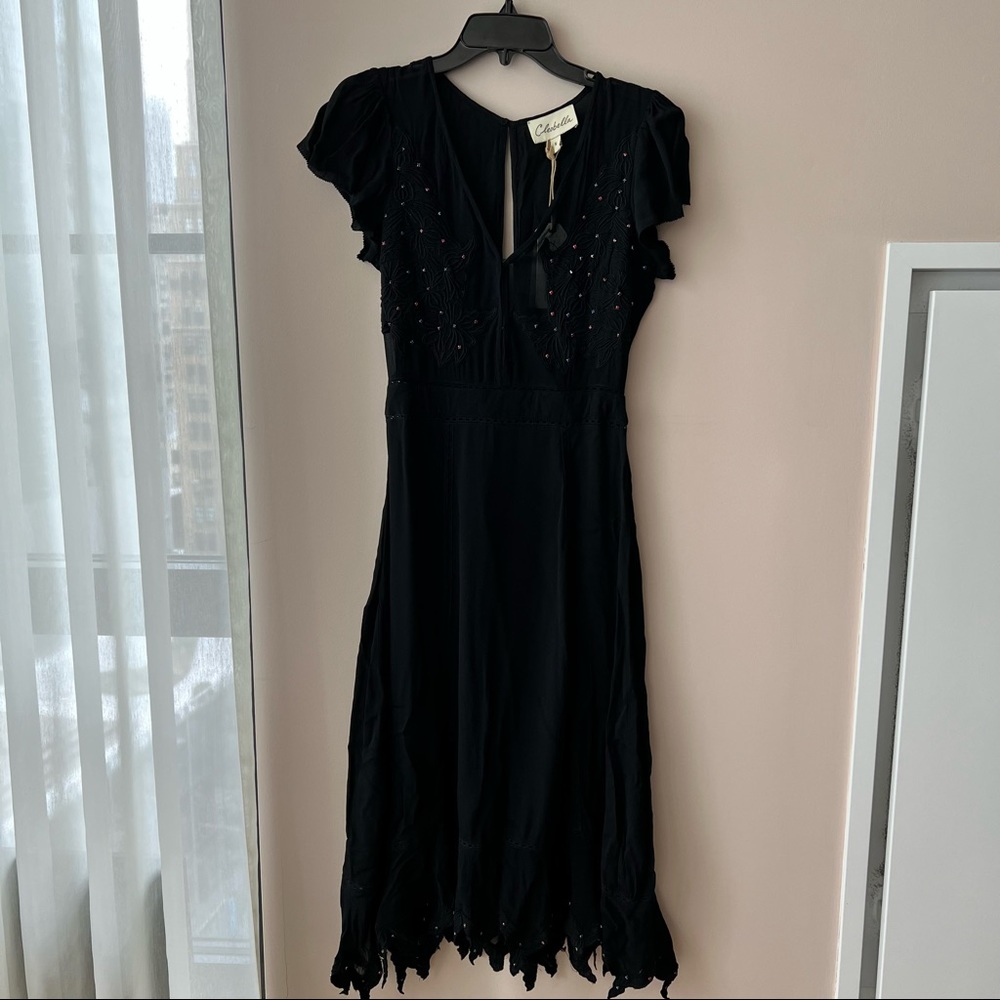 Cleobella black dress.size S. Brand new. Tags still on